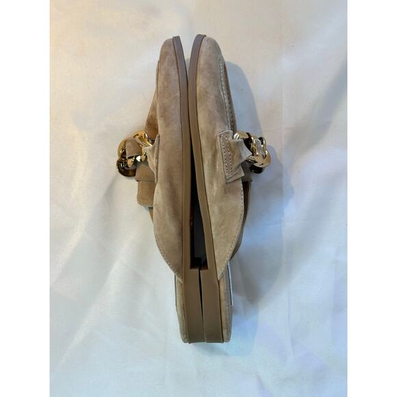 Steve Madden Cassady Tan Camel Mule Backless Loafer Shoes Size 5.5M NWOT - Picture 3 of 7